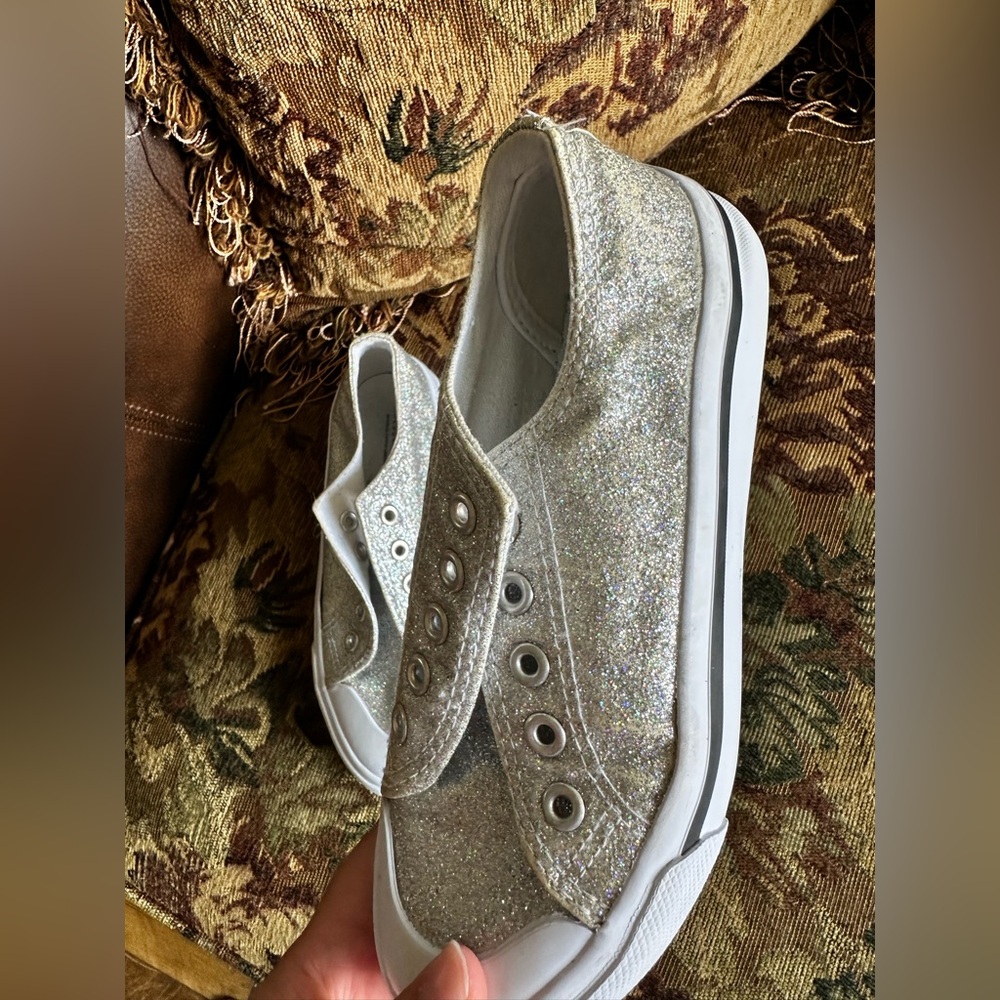 Sparkle sneakers size 1 - Picture 2 of 6